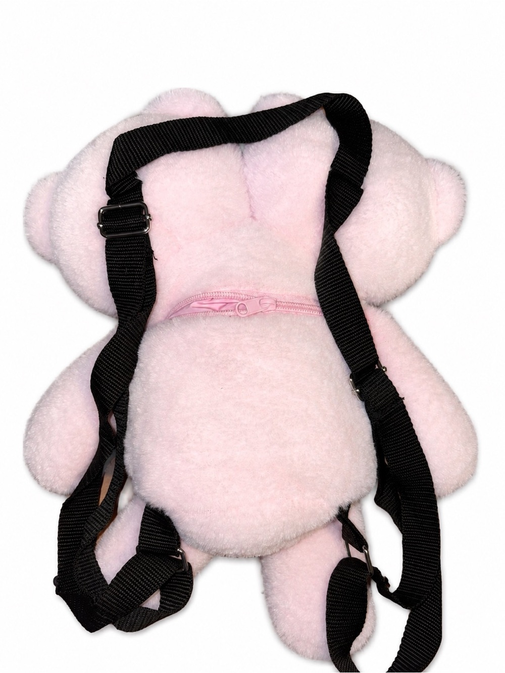 Hot Topic Pink Plush Double Bear Backpack - Picture 4 of 7